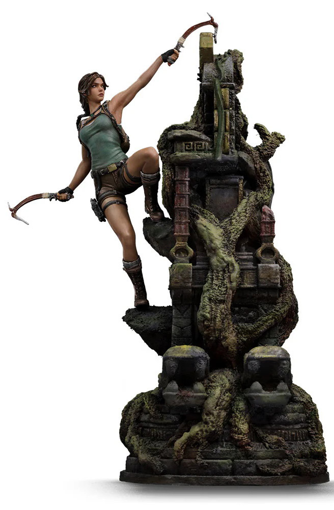 Iron Studios出品“劳拉·克劳馥豪华雕像”人物场景