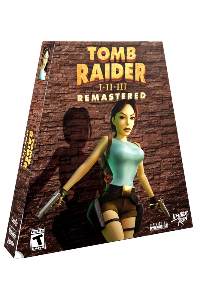 《古墓丽影1-3复刻版》古墓丽影1封面DS独家展会版