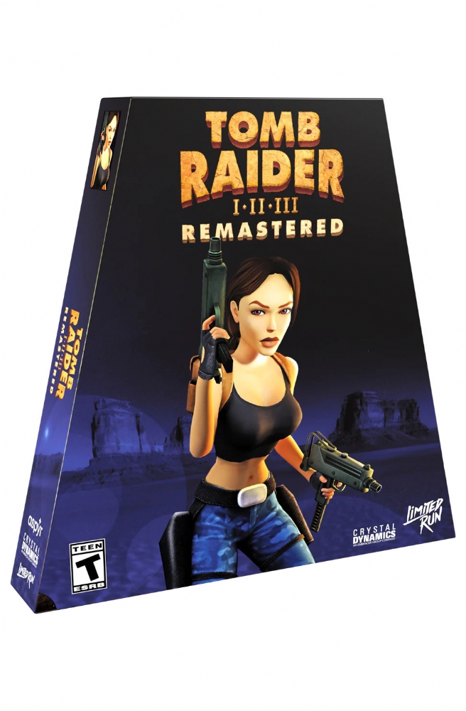 《古墓丽影1-3复刻版》古墓丽影3封面DS独家展会版