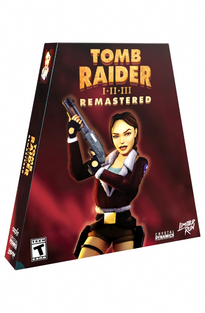 《古墓丽影1-3复刻版》古墓丽影2封面PS5独家展会版